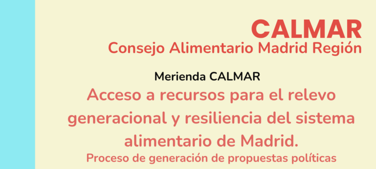 El OCT participará en la Merienda CALMAR sobre relevo generacional en Madrid
