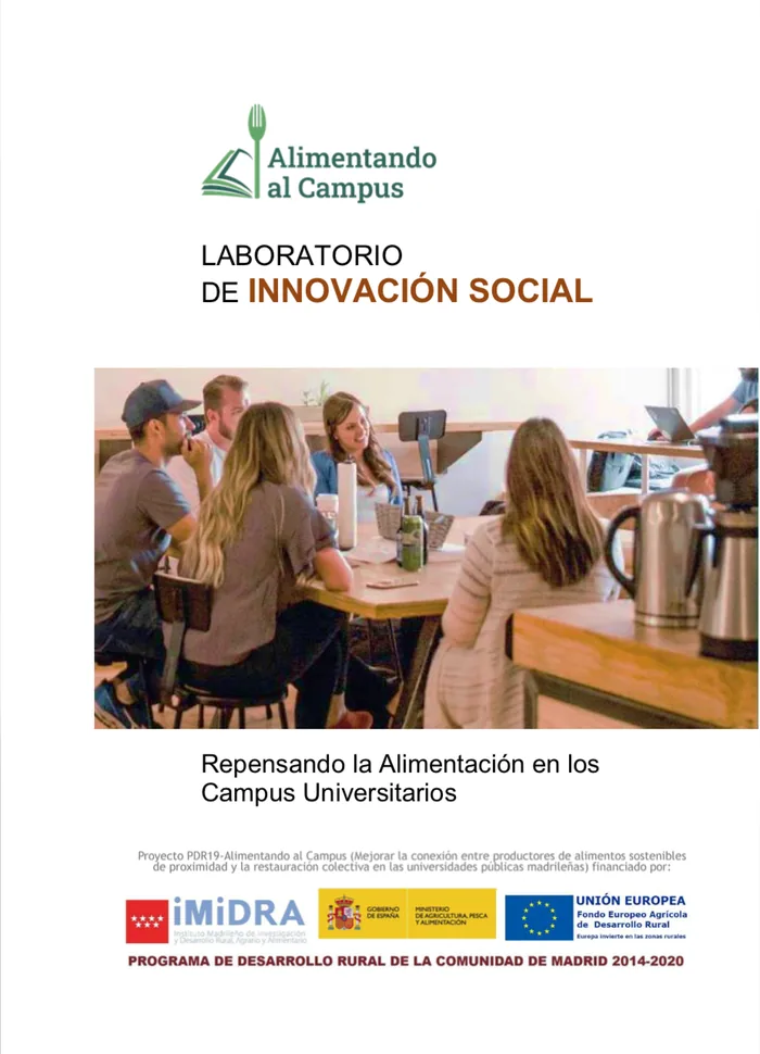 Portada del Laboratorio de Innovación Social «Repensando la alimentación en los campus universitarios»