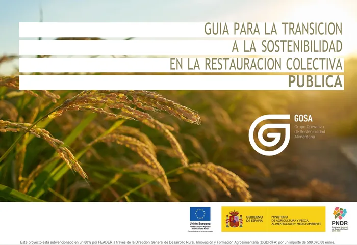 Portada de la Guía para la transición a la sostenibilidad en la restauración colectiva pública